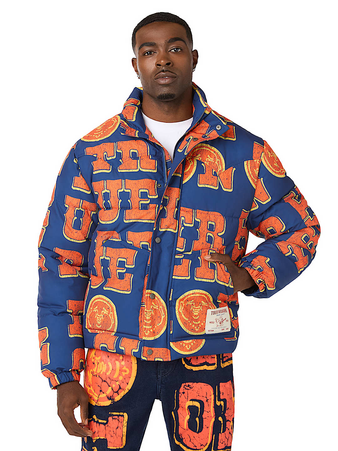 WESTERN LOGO PUFFER JACKET