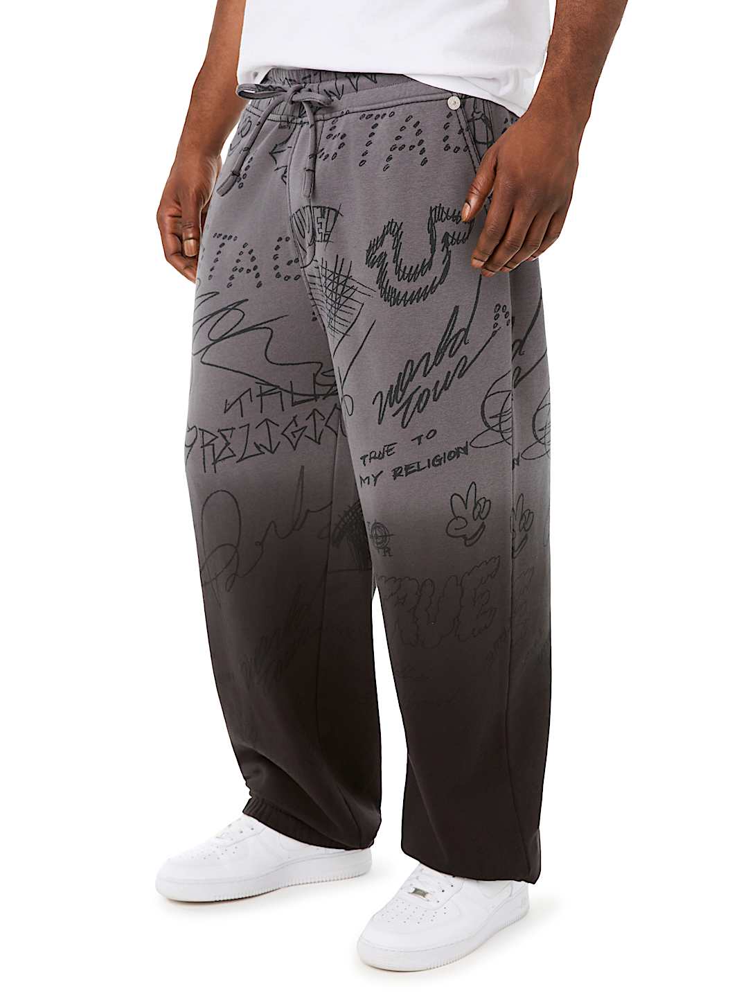 DIP-DYED BIG T BAGGY JOGGER