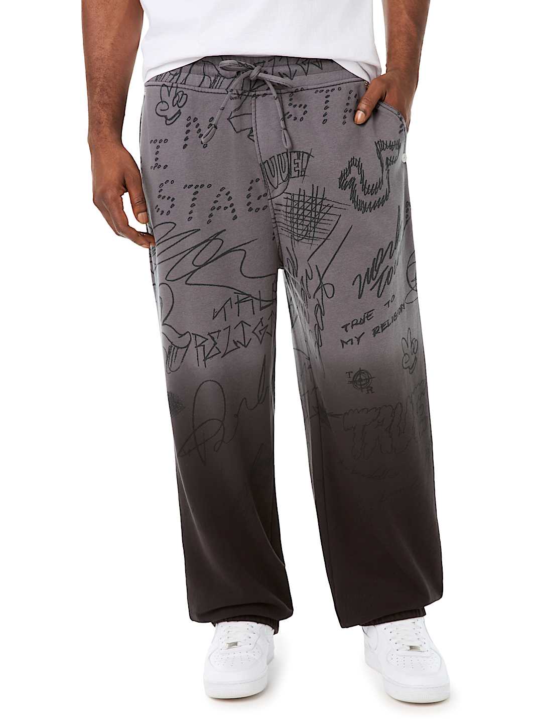 DIP-DYED BIG T BAGGY JOGGER