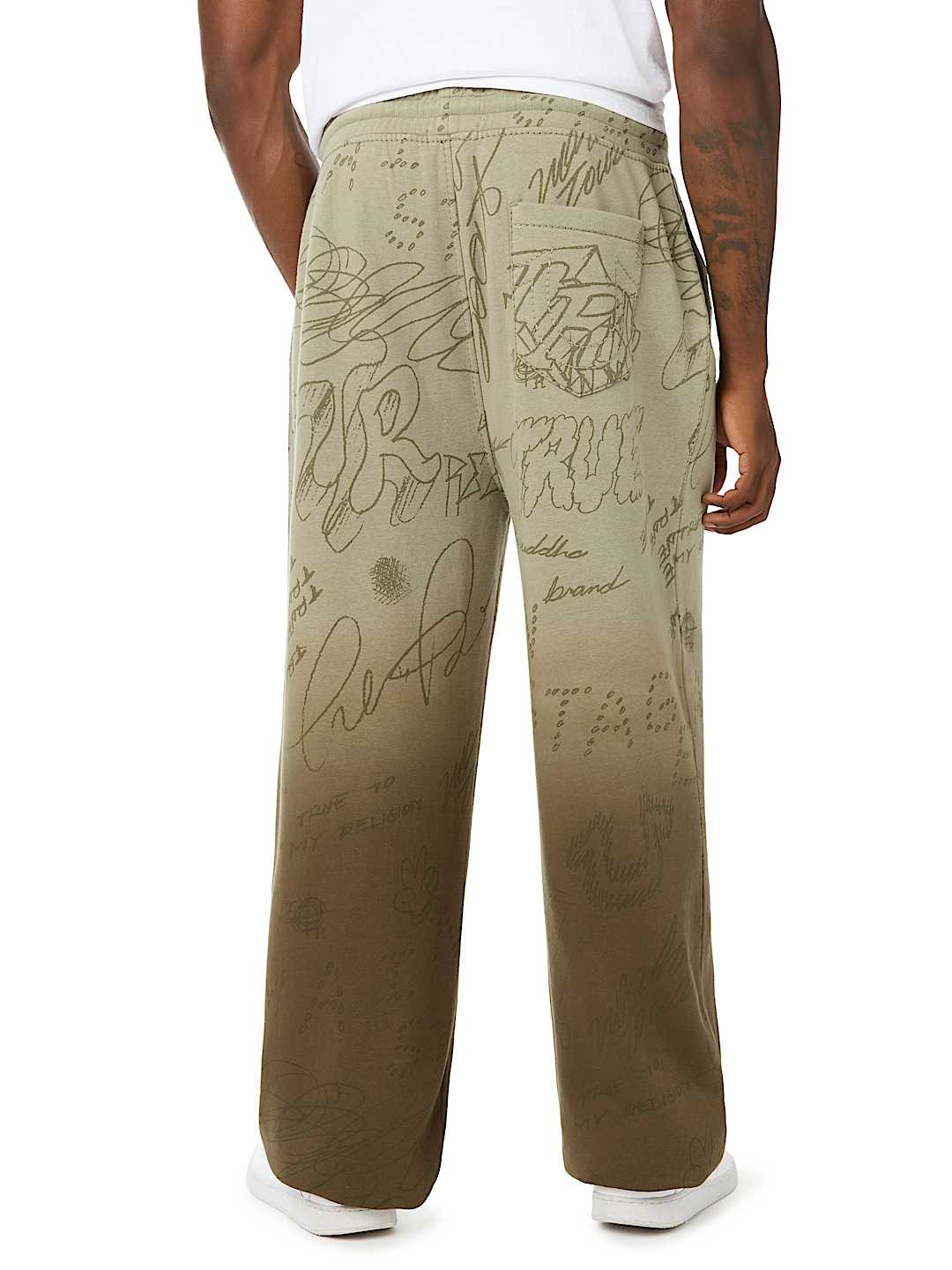 DIP-DYED BIG T BAGGY JOGGER