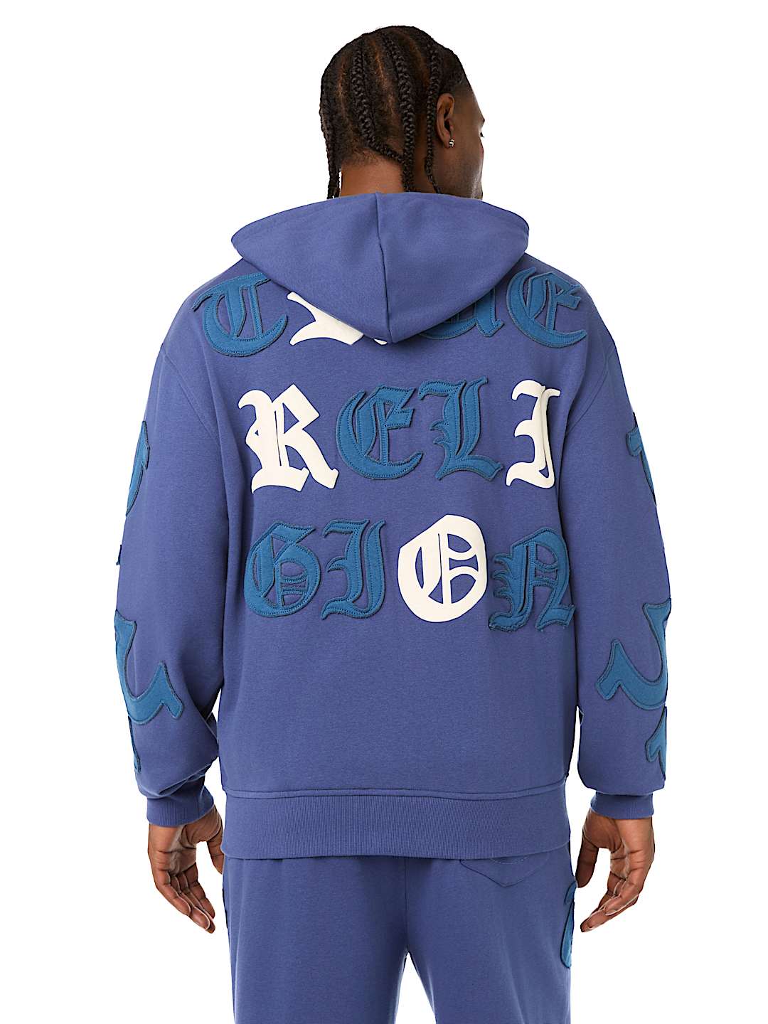 TOSSED LOGO ZIP HOODIE