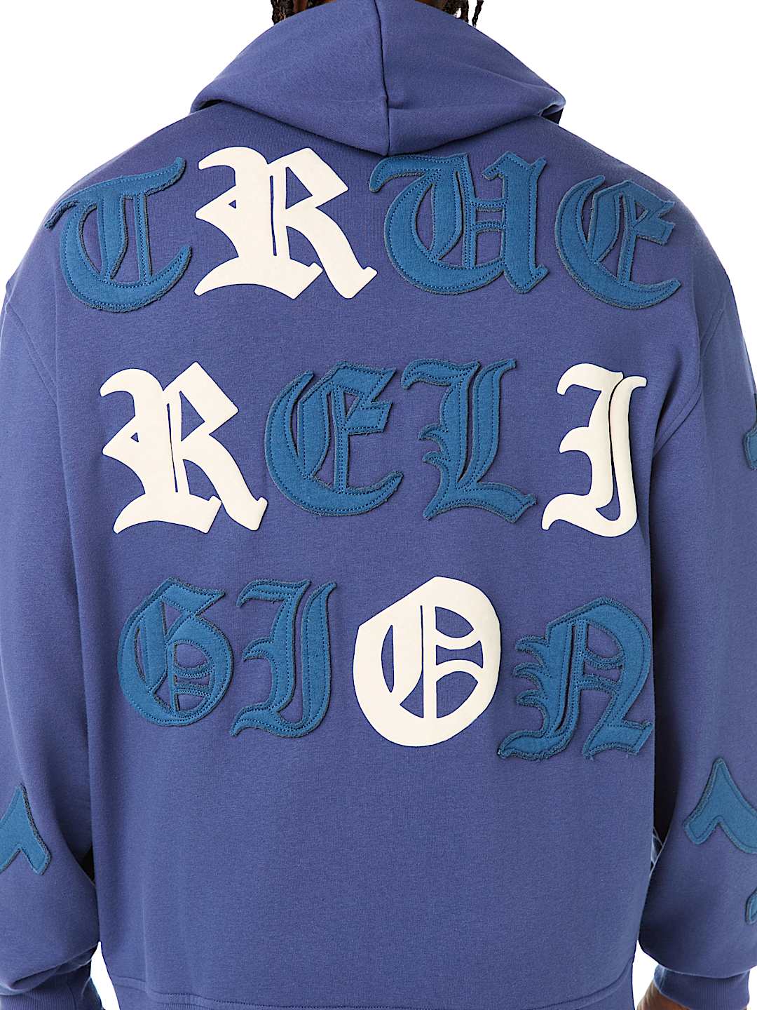 TOSSED LOGO ZIP HOODIE