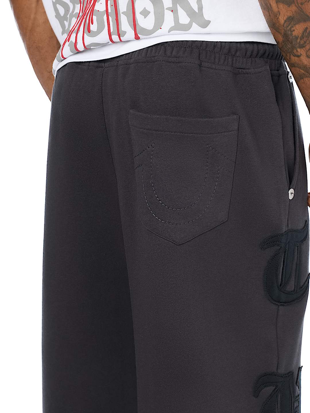 TOSSED LOGO BAGGY SWEATPANT