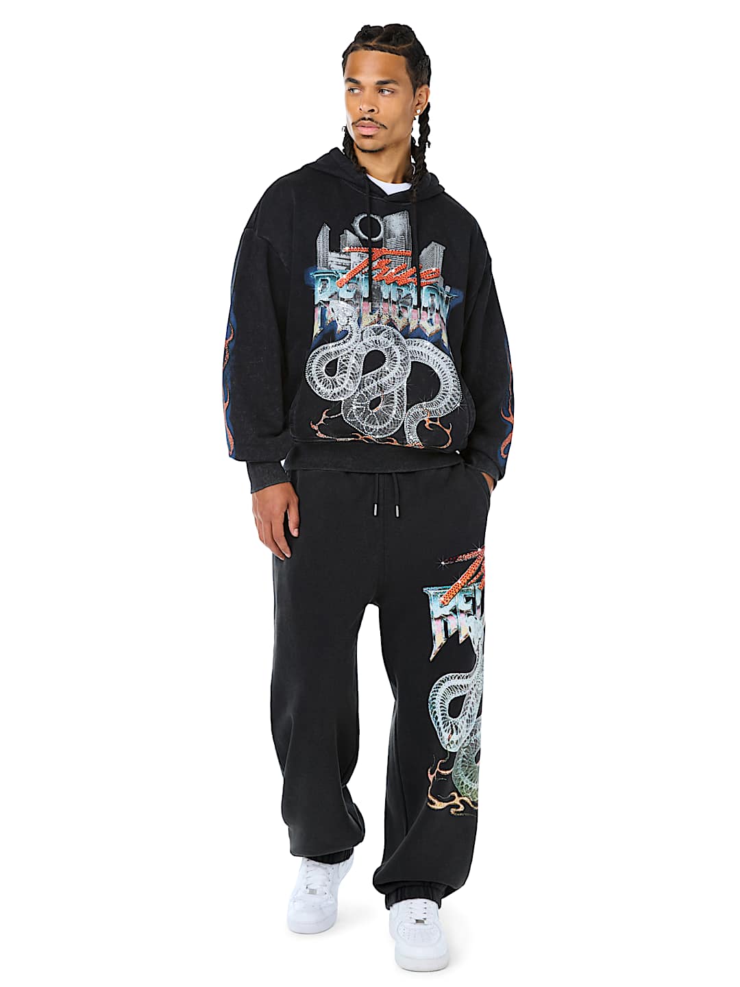 WASHED CRYSTAL BAGGY JOGGER