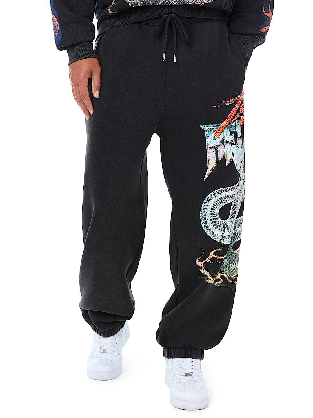 WASHED CRYSTAL BAGGY JOGGER