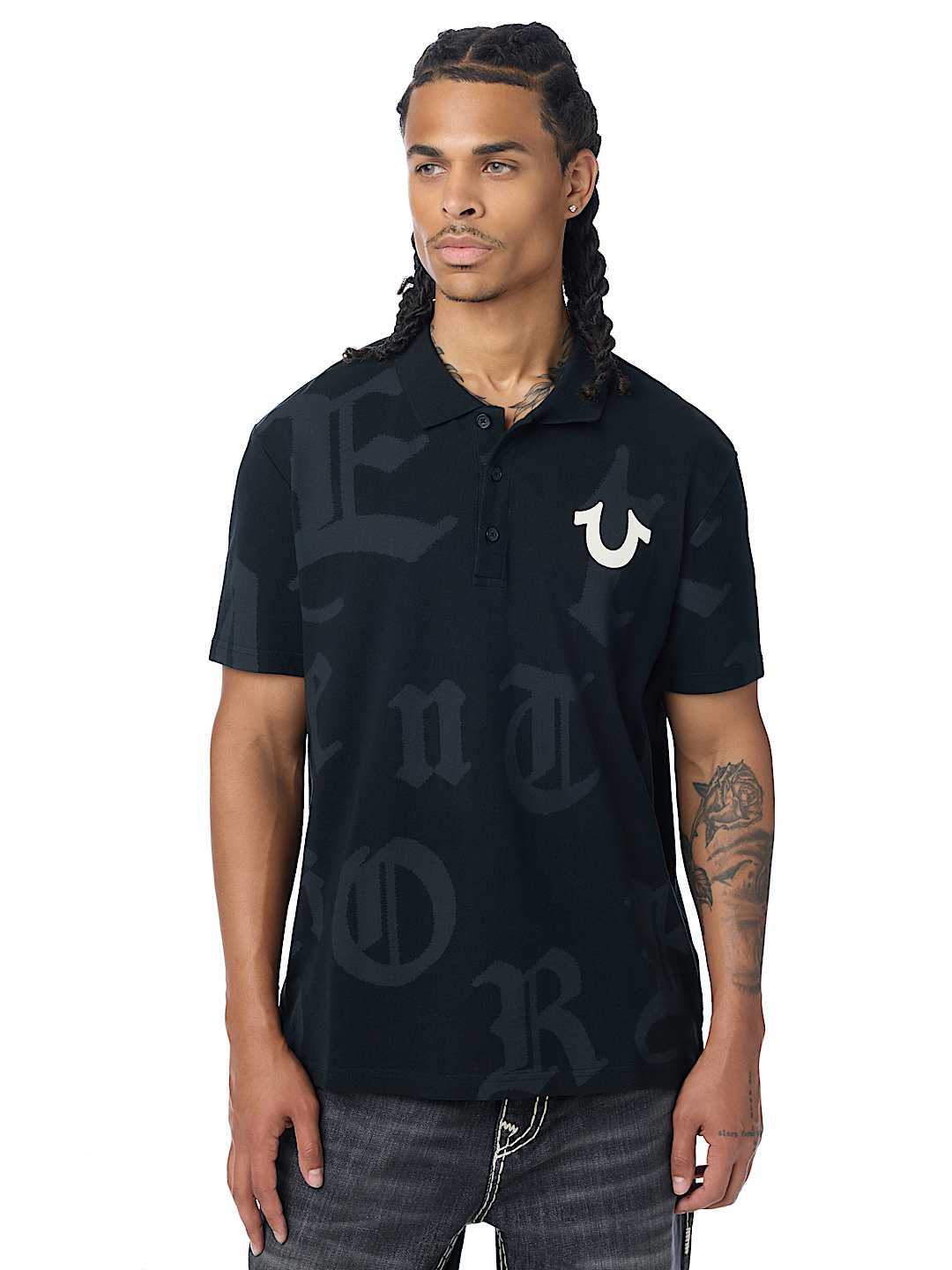 CHROME WORLD TOUR LOGO POLO SHIRT