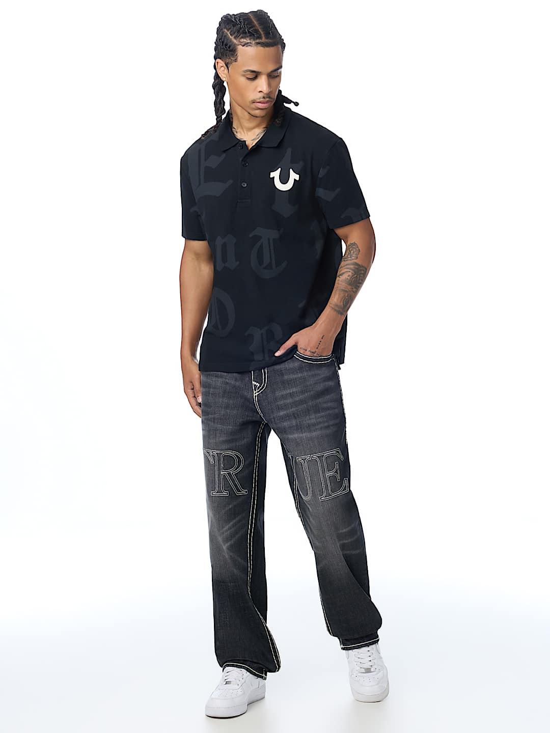 CHROME WORLD TOUR LOGO POLO SHIRT