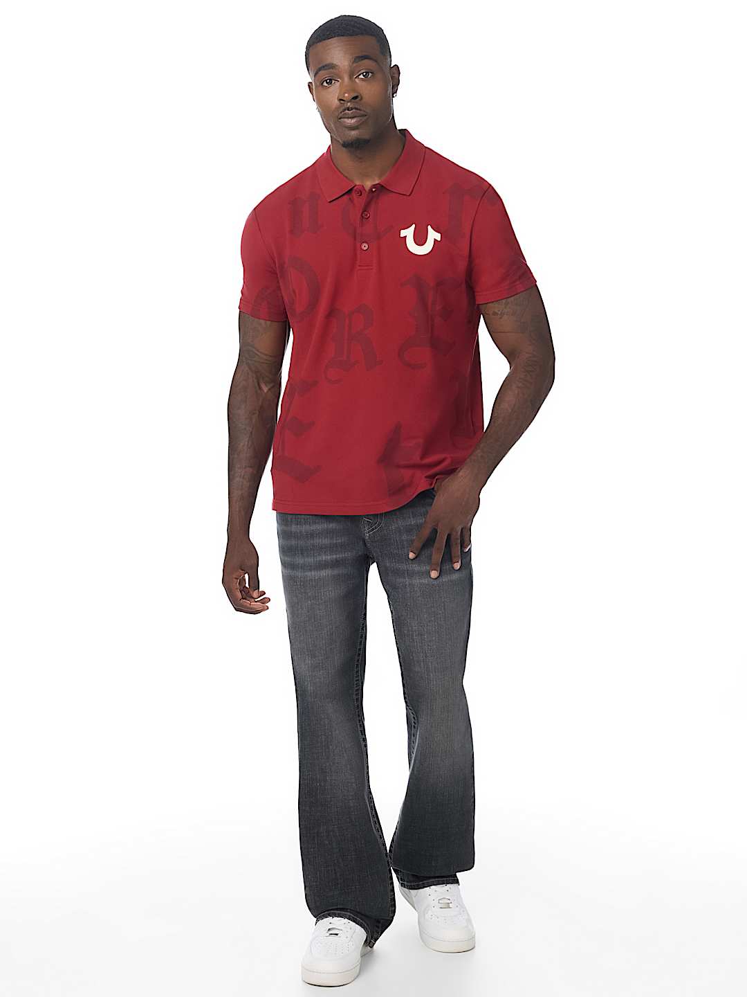 CHROME WORLD TOUR LOGO POLO SHIRT