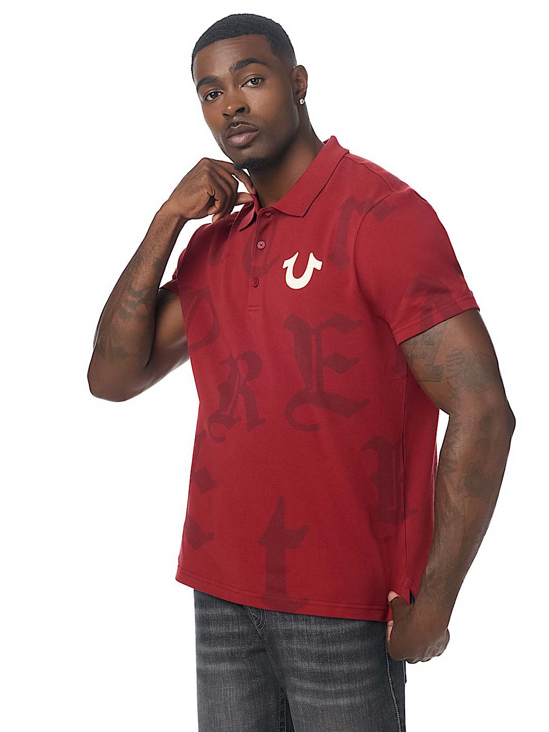 CHROME WORLD TOUR LOGO POLO SHIRT