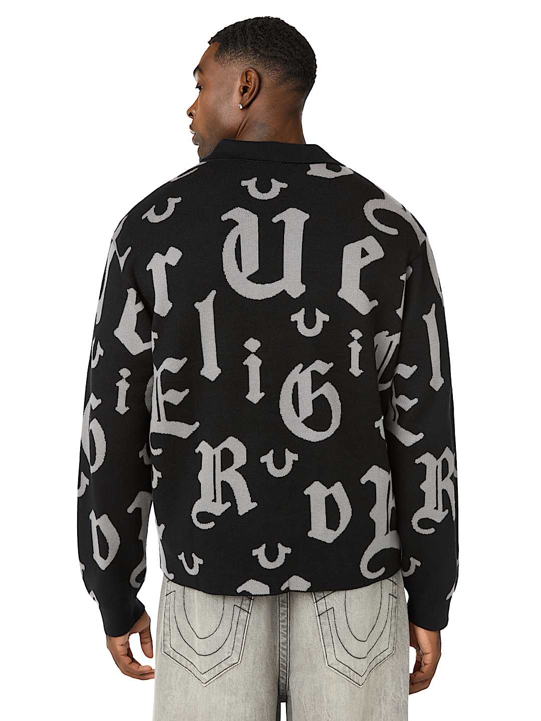 SCRIPT LOGO KNIT SHIRT
