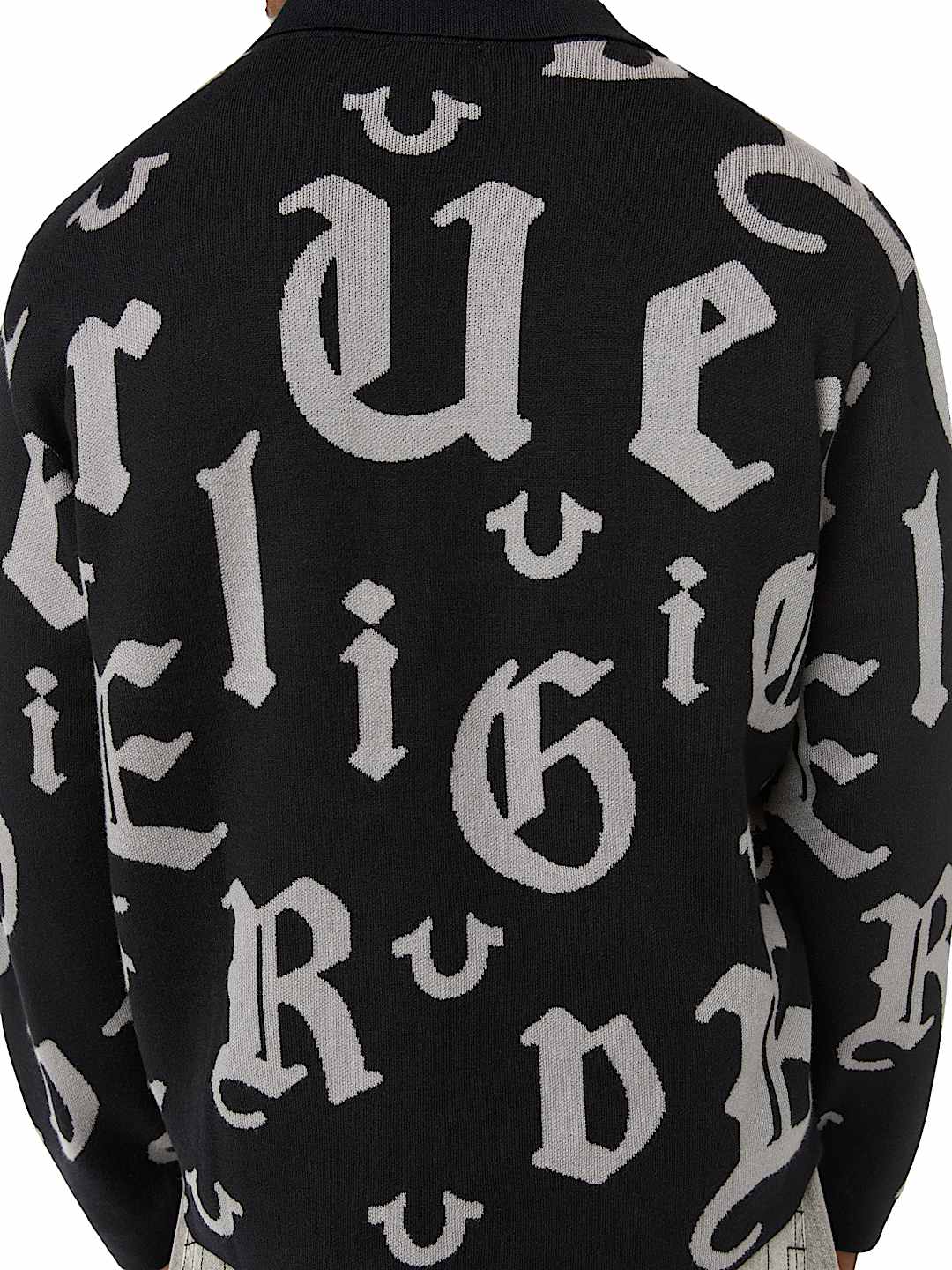 SCRIPT LOGO KNIT SHIRT
