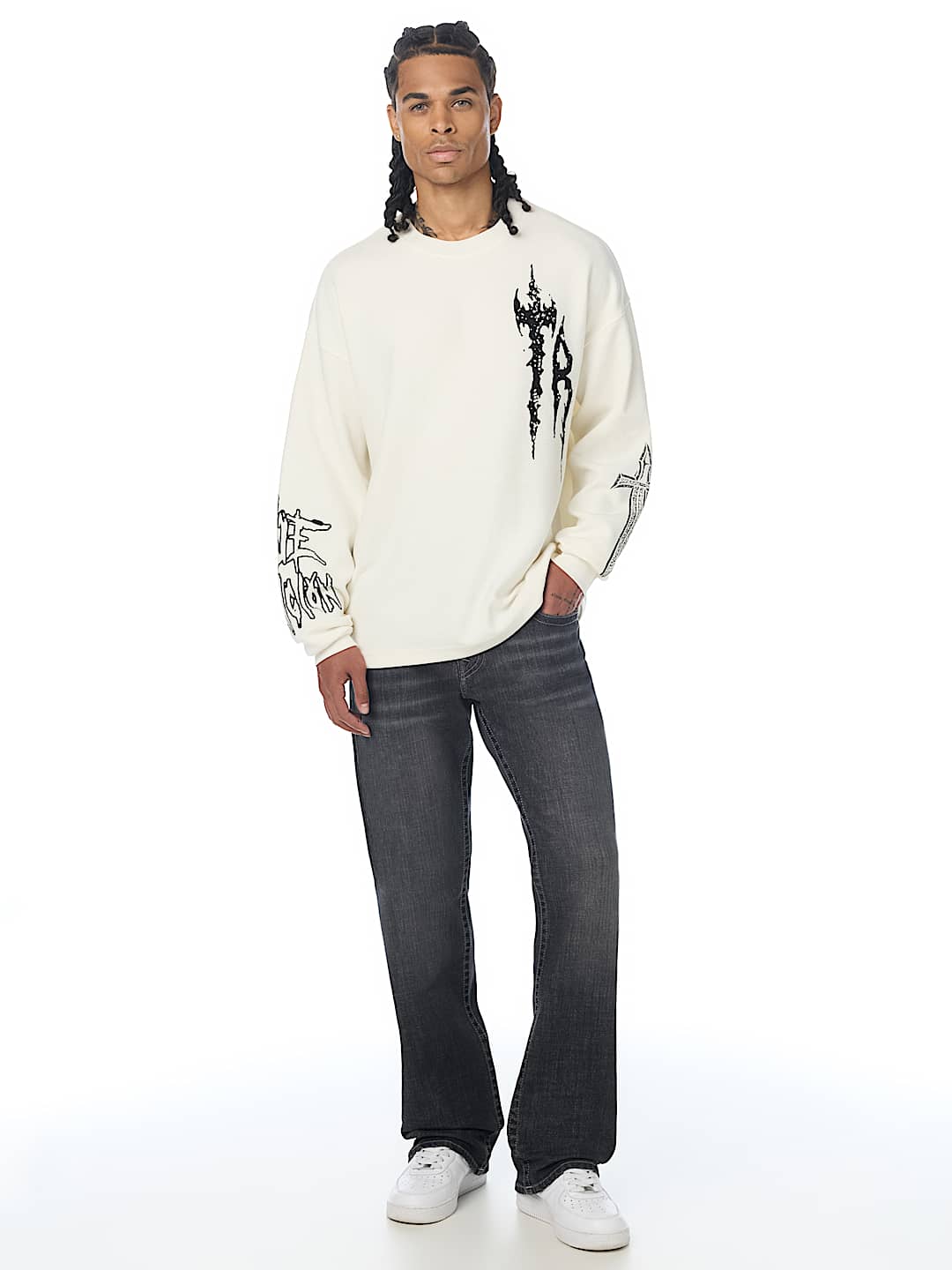BILLY GRAPHIC BOOTCUT JEAN 34"
