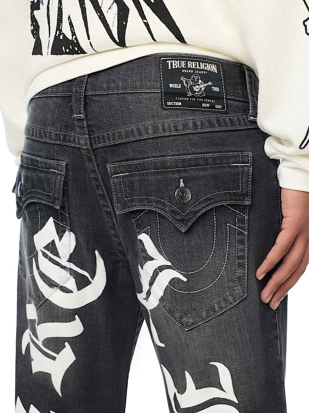 BILLY GRAPHIC BOOTCUT JEAN 34"