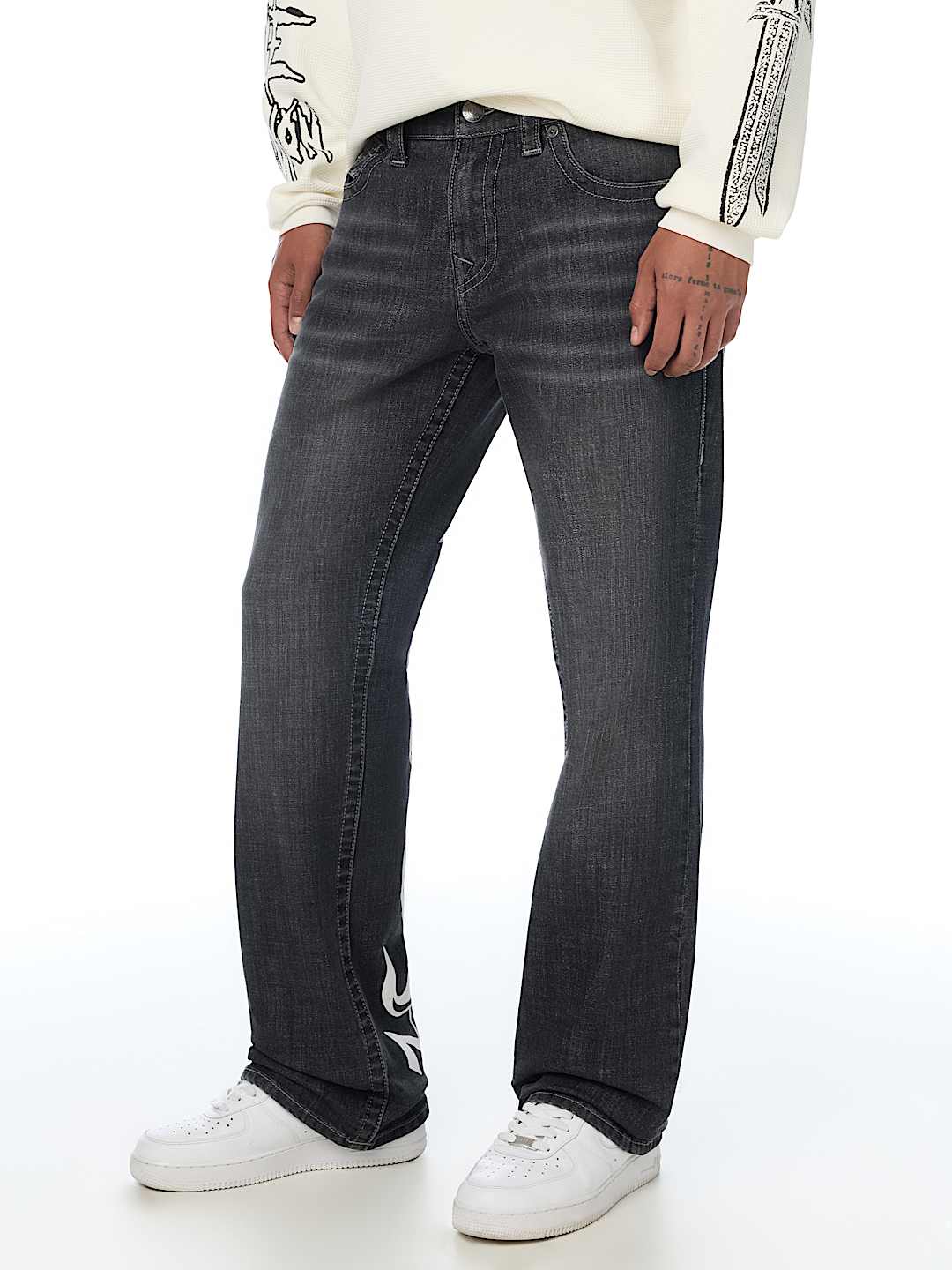 BILLY GRAPHIC BOOTCUT JEAN 34"