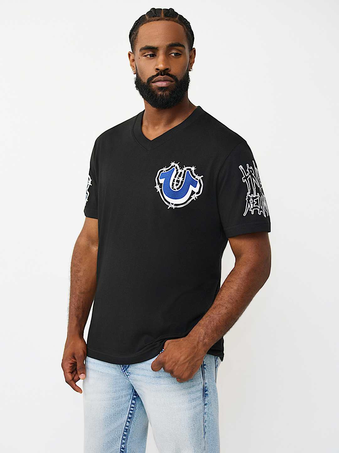 EAGLE NEST V-NECK TEE, image 3