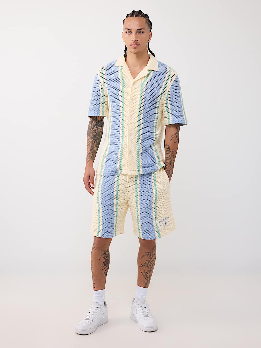 WORLD TOUR KNIT STRIPED SHORT, image 2