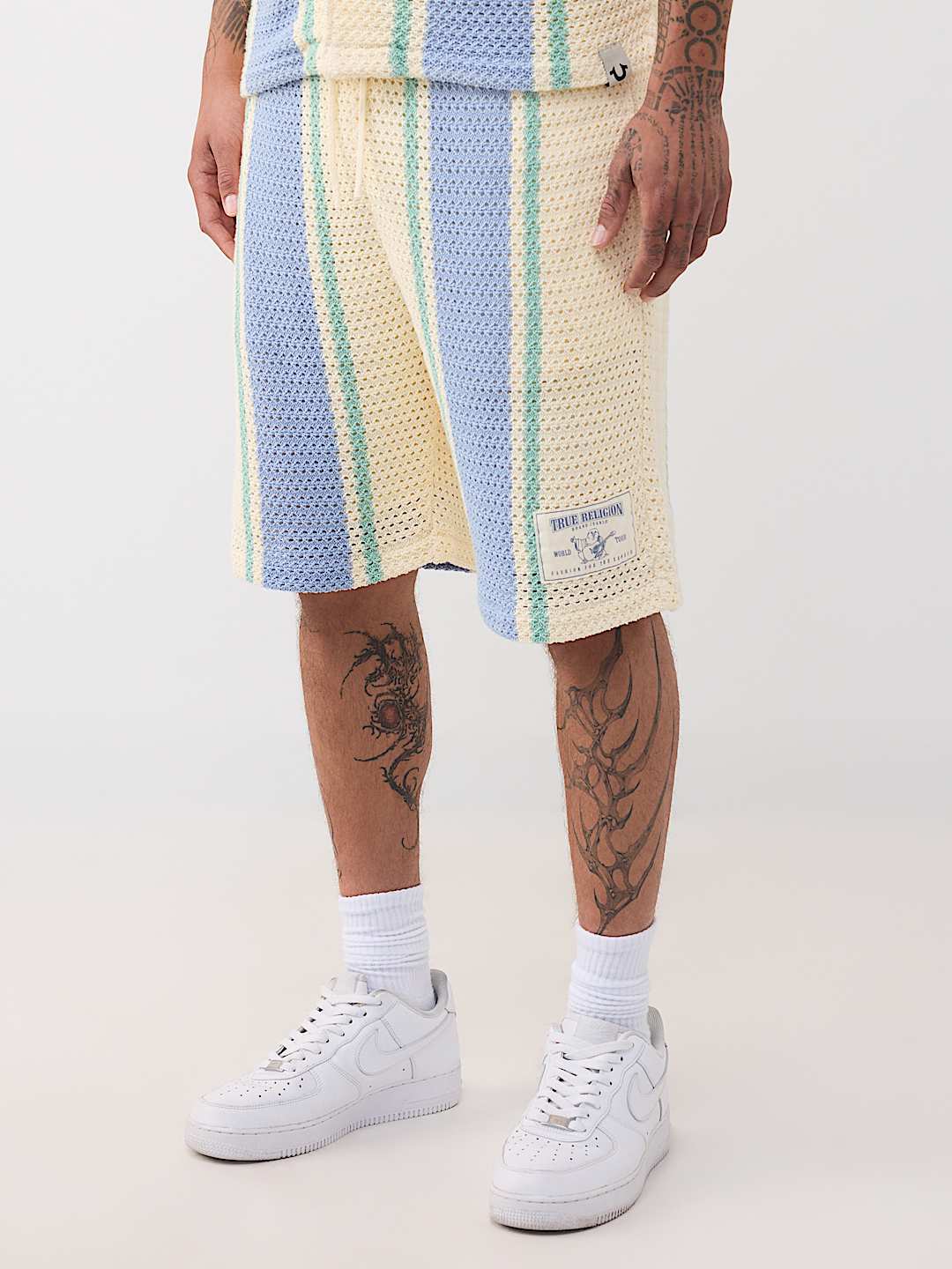 WORLD TOUR KNIT STRIPED SHORT, image 1