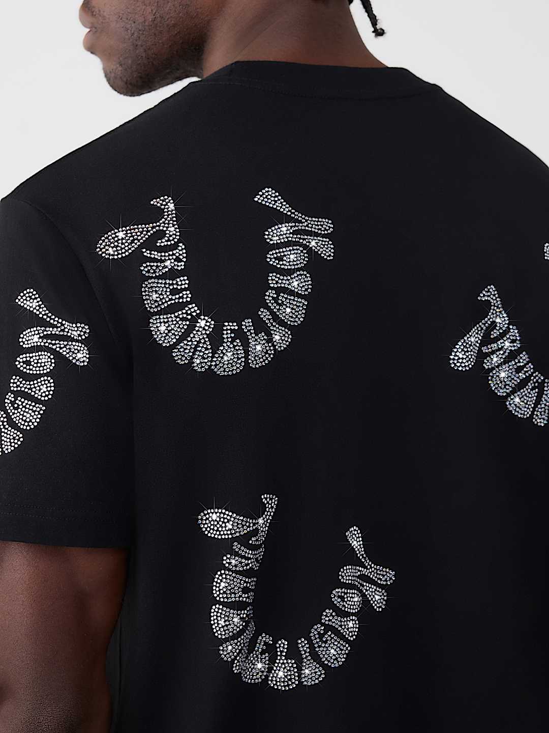 T-SHIRT &Eacute;PAIS AVEC LOGO D&Eacute;FORM&Eacute; EN PIERRES DU RHIN, image 4