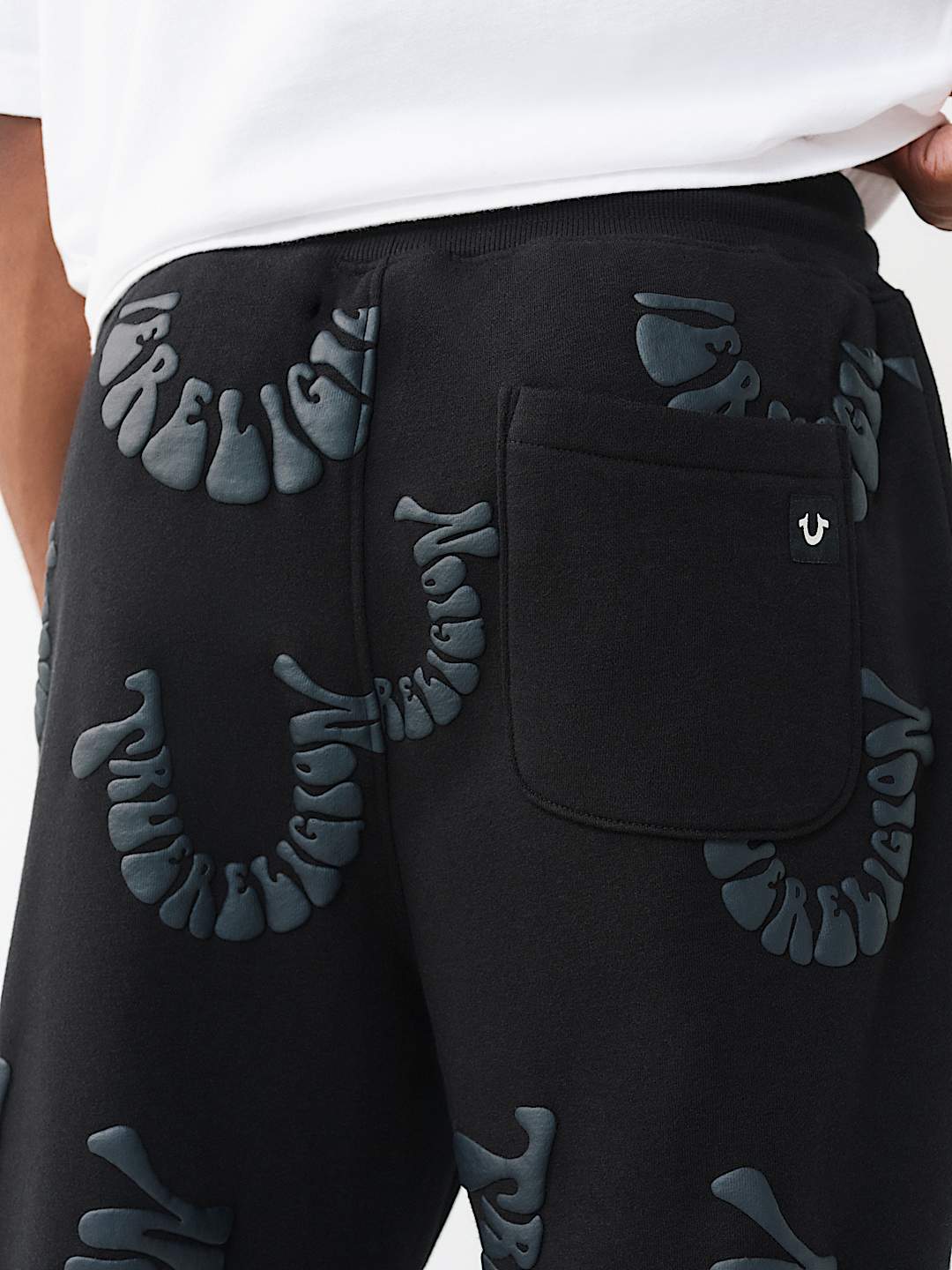 PANTALON DE JOGGING &Agrave; LOGO D&Eacute;FORM&Eacute;