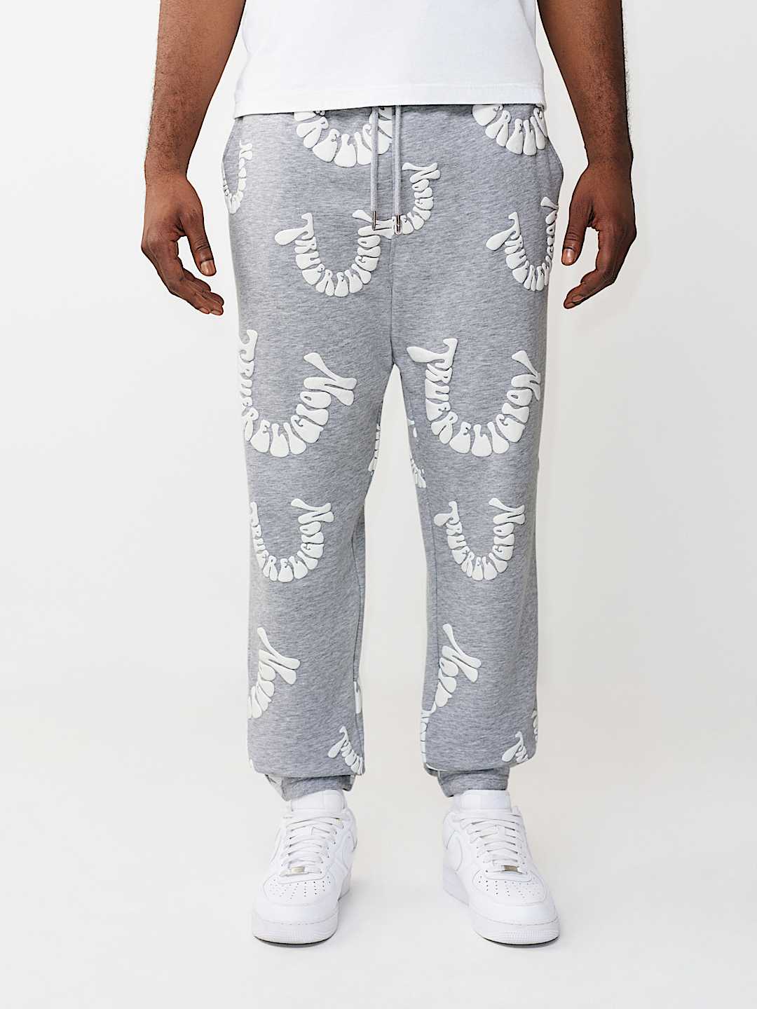 PANTALON DE JOGGING &Agrave; LOGO D&Eacute;FORM&Eacute;