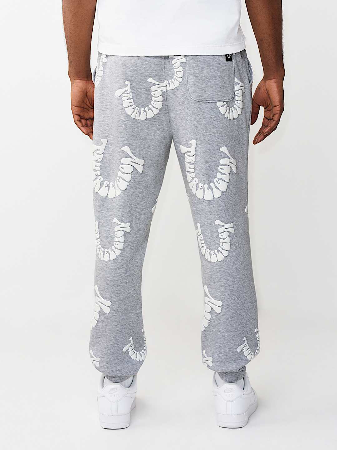 PANTALON DE JOGGING &Agrave; LOGO D&Eacute;FORM&Eacute;