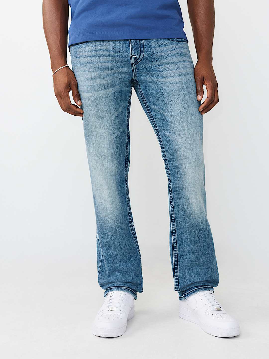 RICKY BUDDHA PRINT FLAP STRAIGHT JEAN 34", image 2