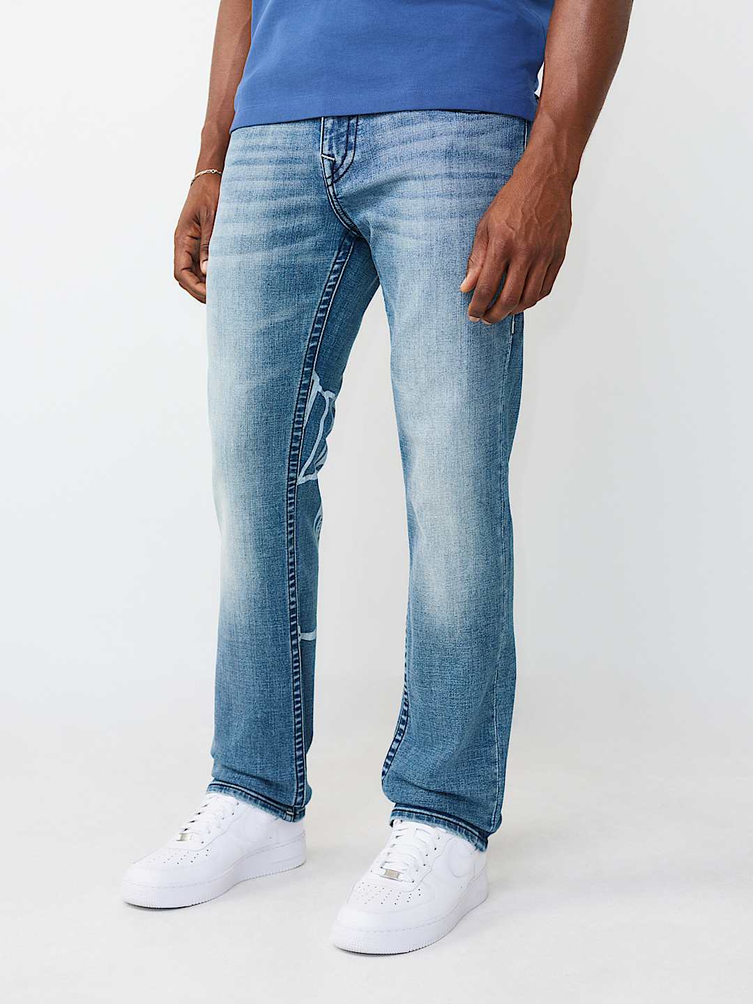 RICKY BUDDHA PRINT FLAP STRAIGHT JEAN 34", image 3