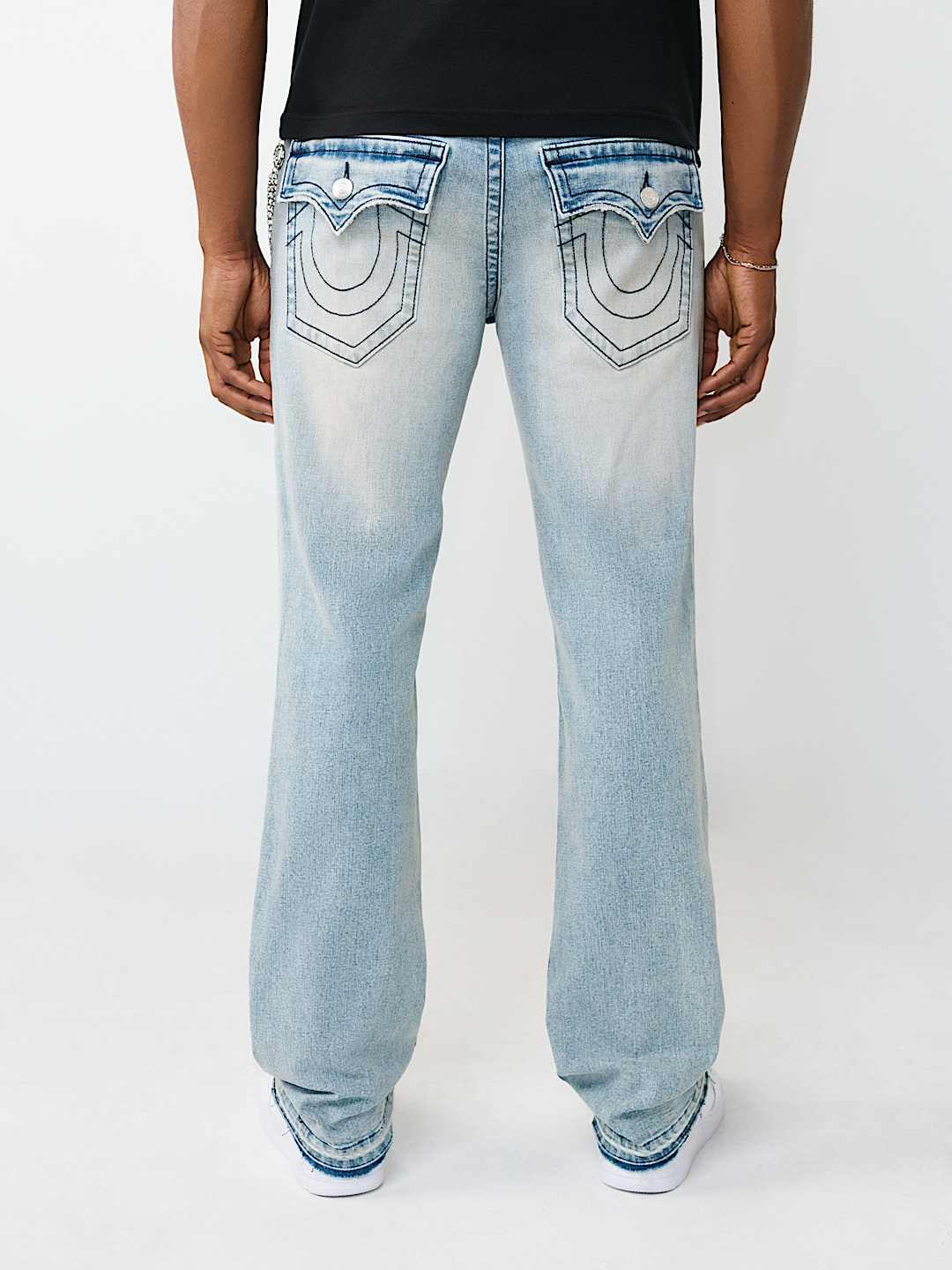 RICKY CHAIN FLAP STRAIGHT JEAN 34", image 4
