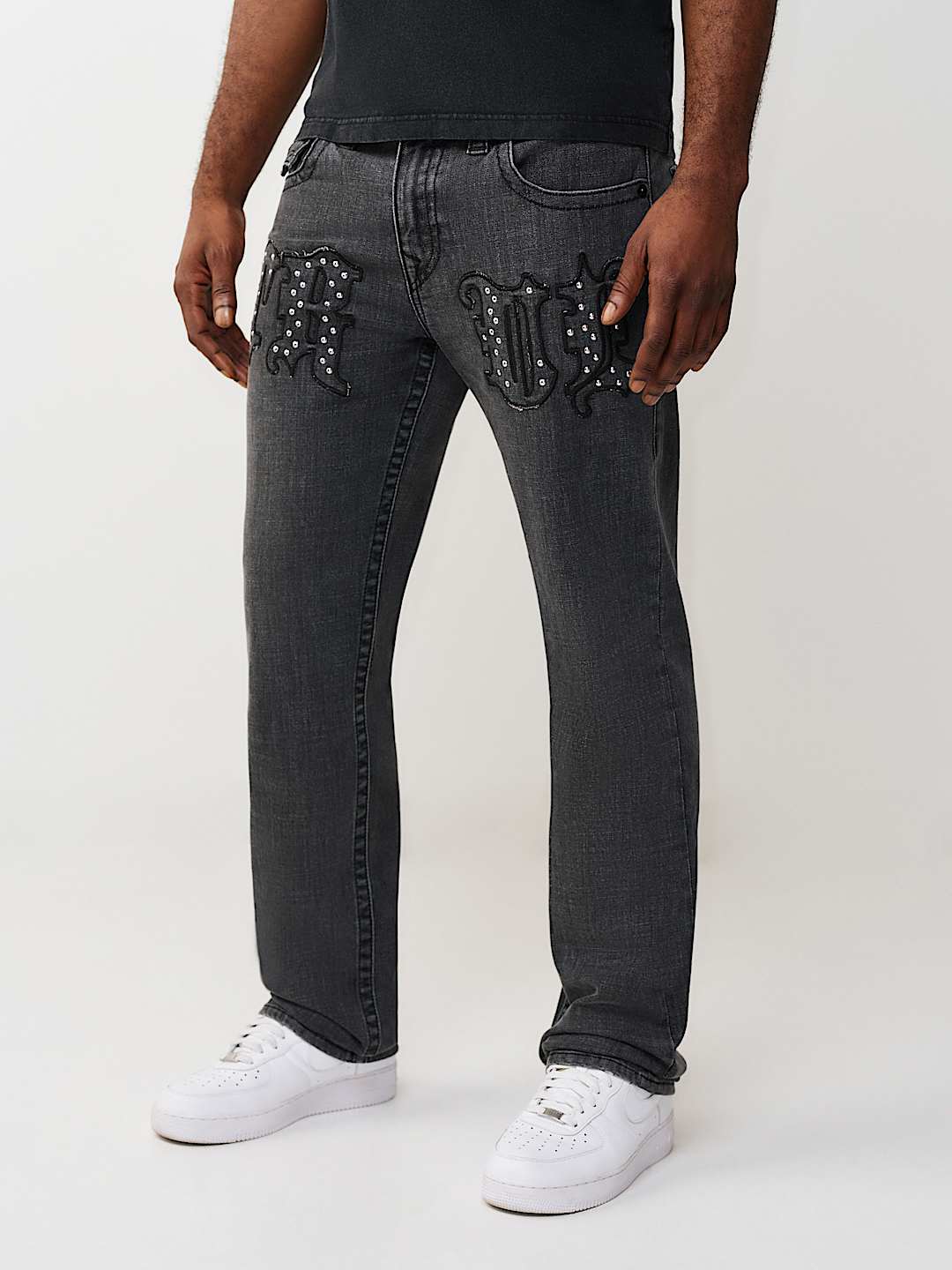 RICKY GRAPHIC FLAP STRAIGHT JEAN 34", image 3