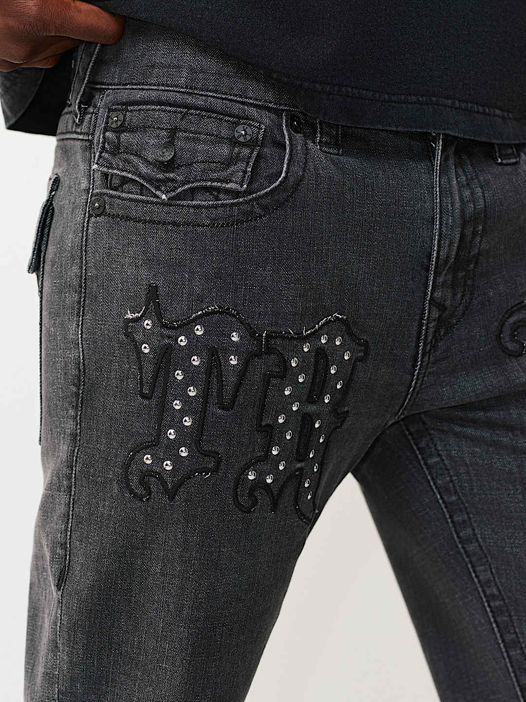 RICKY GRAPHIC FLAP STRAIGHT JEAN 34", image 4