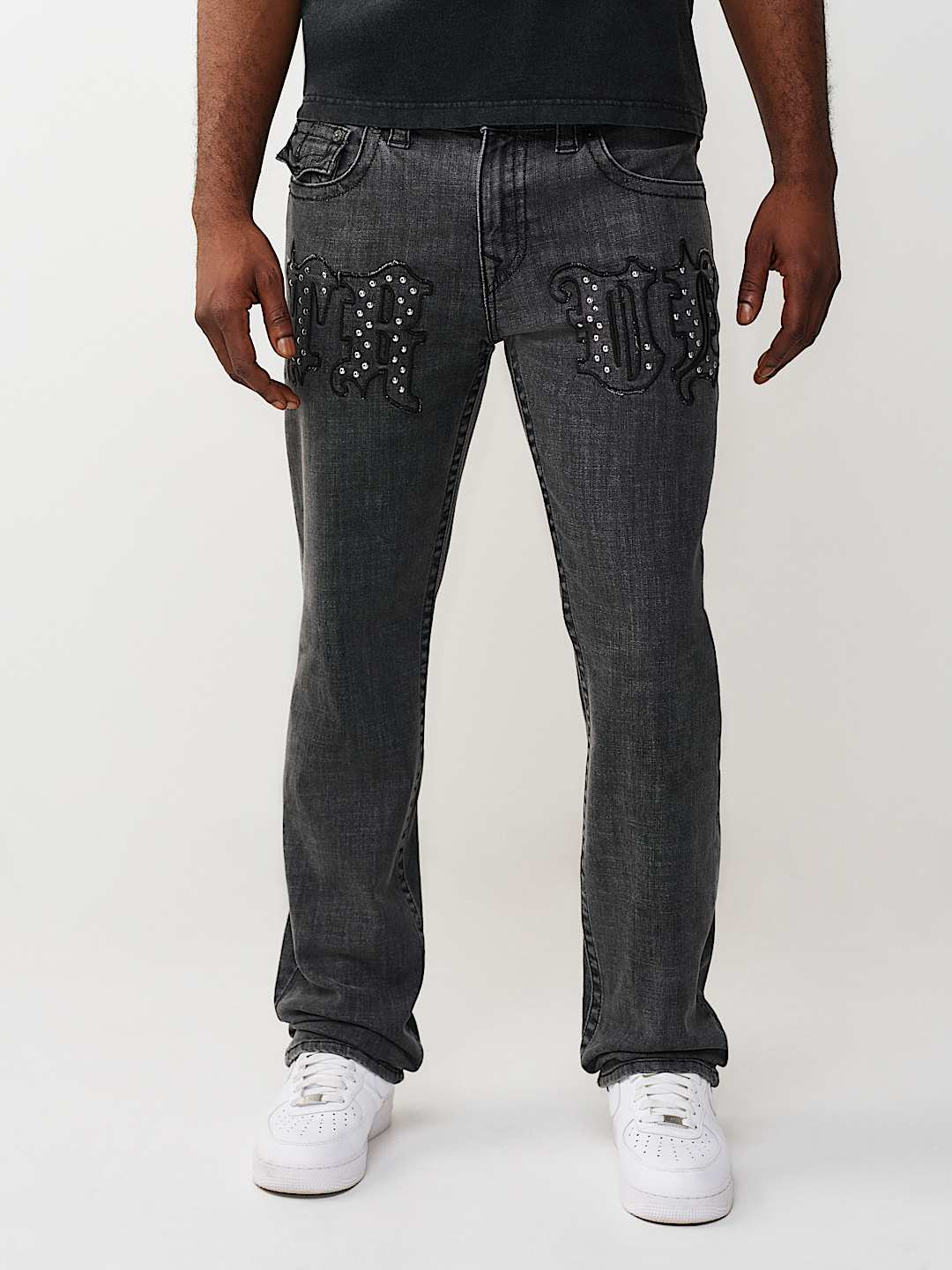 RICKY GRAPHIC FLAP STRAIGHT JEAN 34", image 1