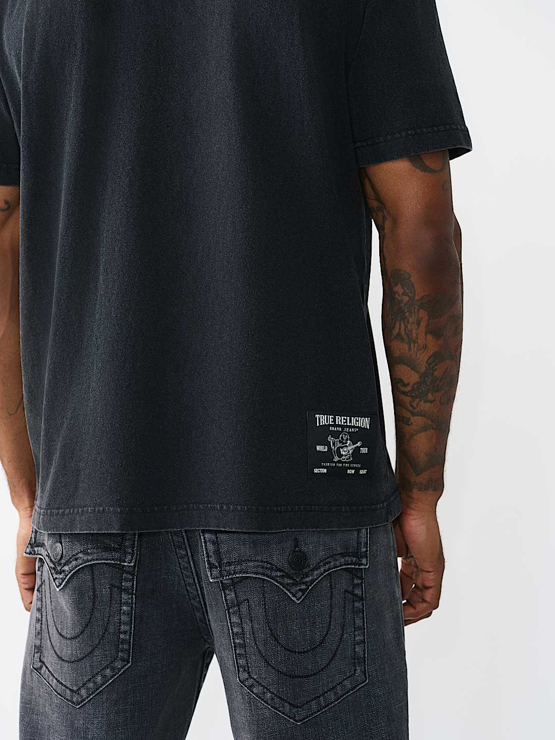 STUDDED LOGO HEAVYWEIGHT TEE, image 5