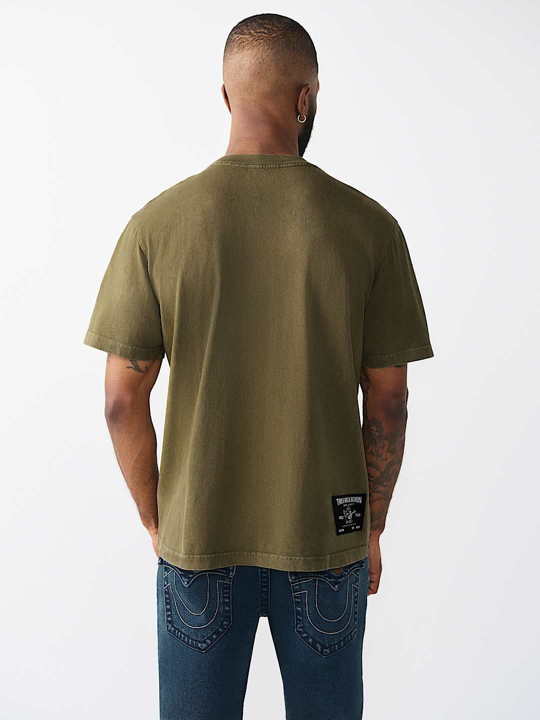 STUDDED LOGO HEAVYWEIGHT TEE, image 4