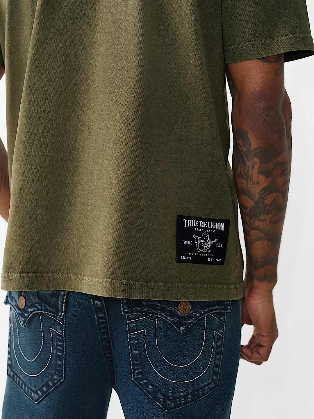 STUDDED LOGO HEAVYWEIGHT TEE, image 5