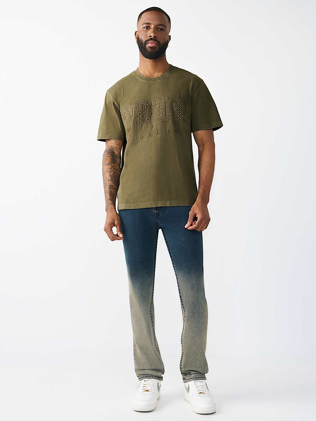 STUDDED LOGO HEAVYWEIGHT TEE, image 6