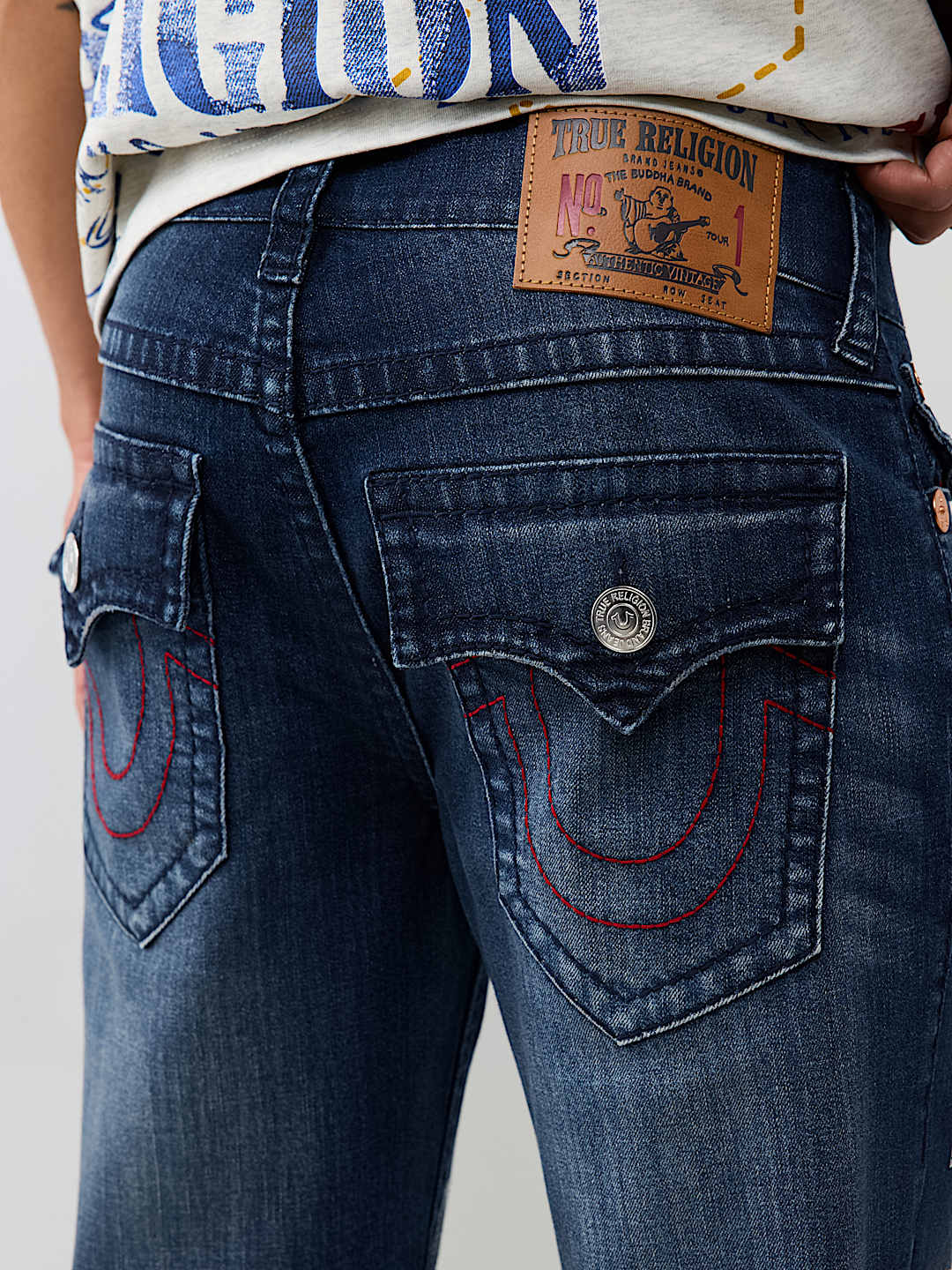 RICKY BIG T FLAP STRAIGHT JEAN 34"