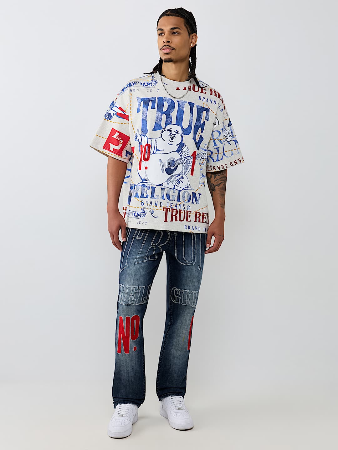 RICKY BIG T FLAP STRAIGHT JEAN 34"