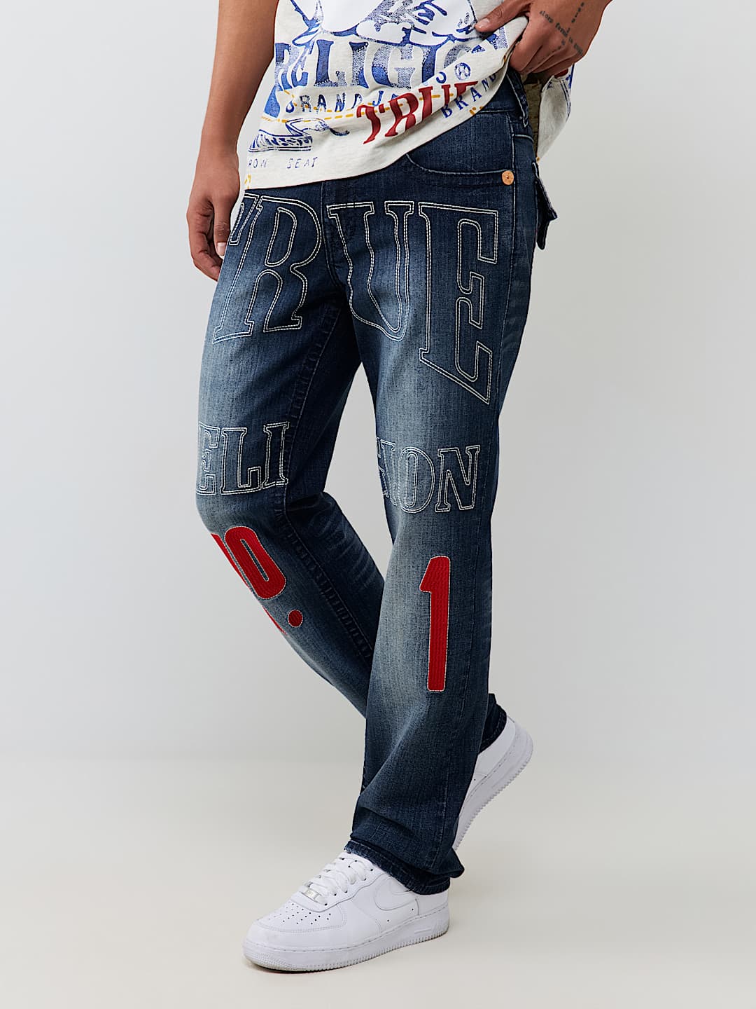 RICKY BIG T FLAP STRAIGHT JEAN 34"