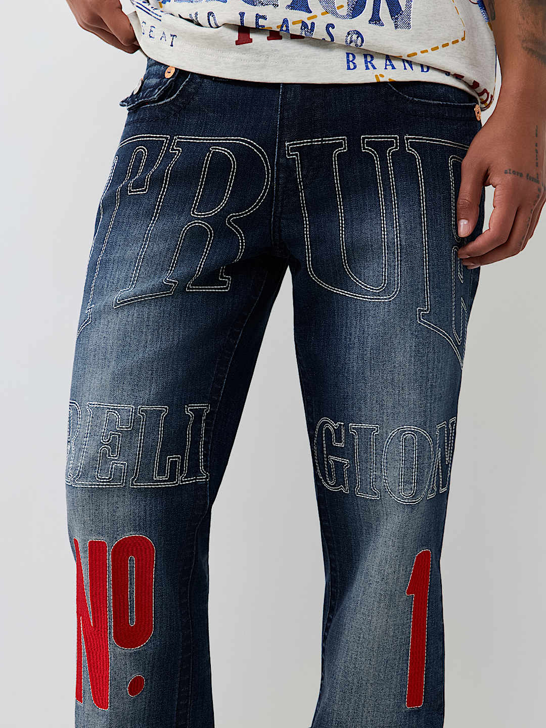RICKY BIG T FLAP STRAIGHT JEAN 34"