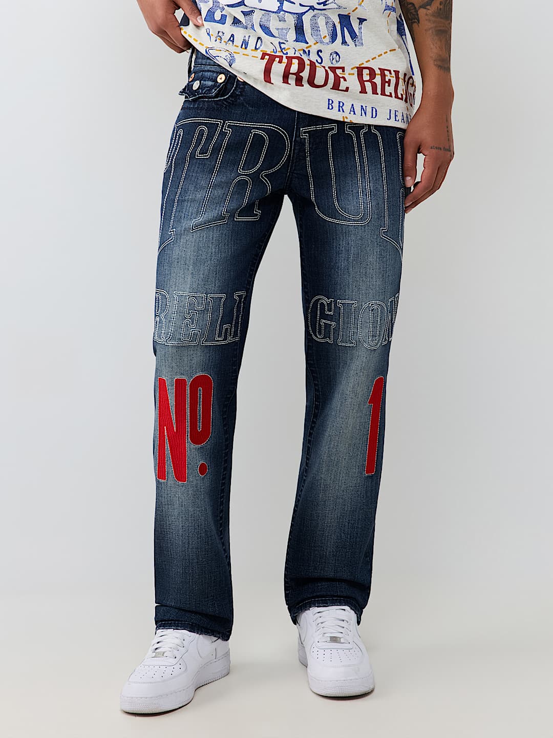 RICKY BIG T FLAP STRAIGHT JEAN 34"
