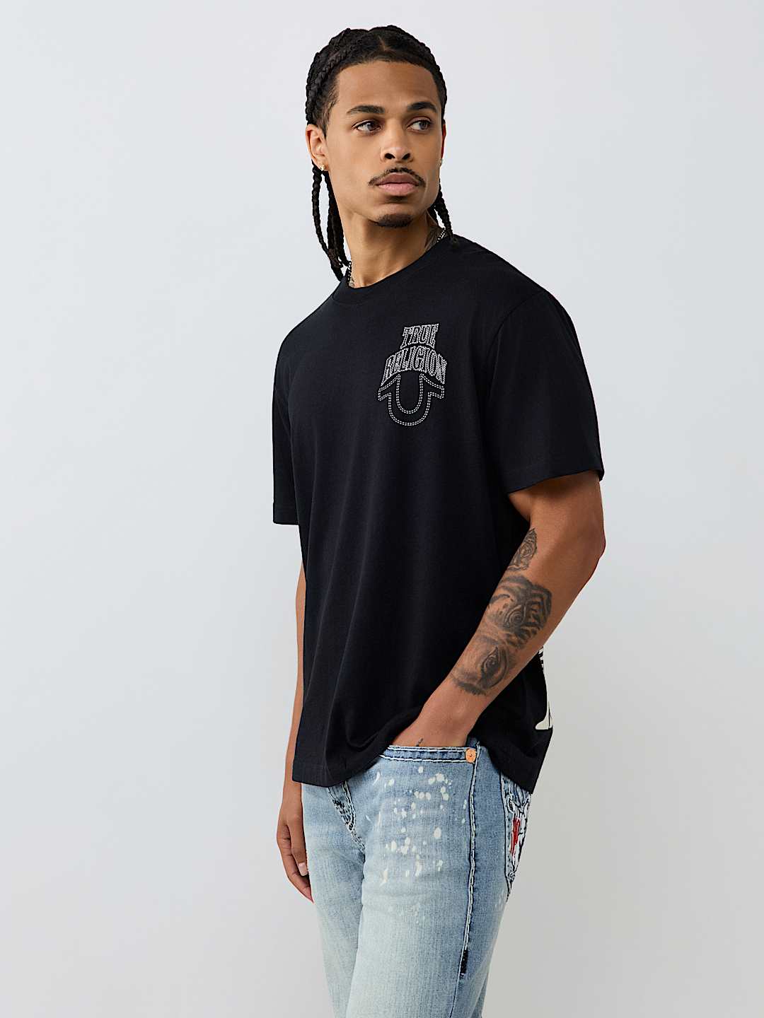 NO. 1 BUDDHA LOGO HEAVYWEIGHT TEE
