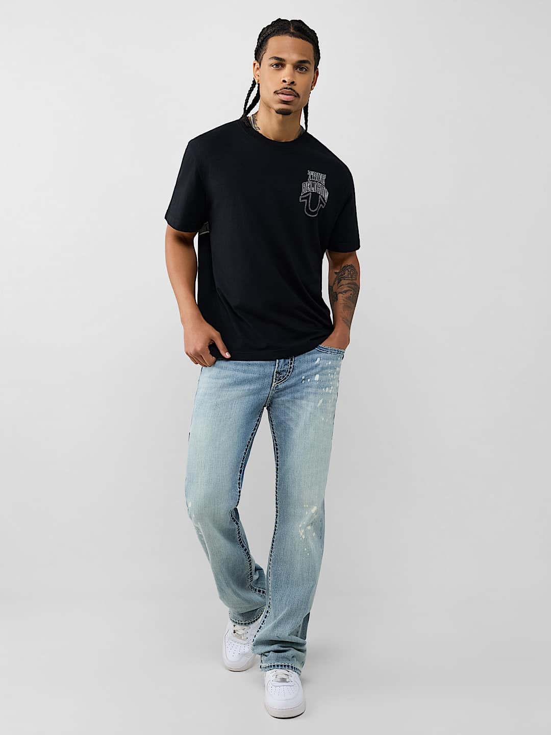 NO. 1 BUDDHA LOGO HEAVYWEIGHT TEE