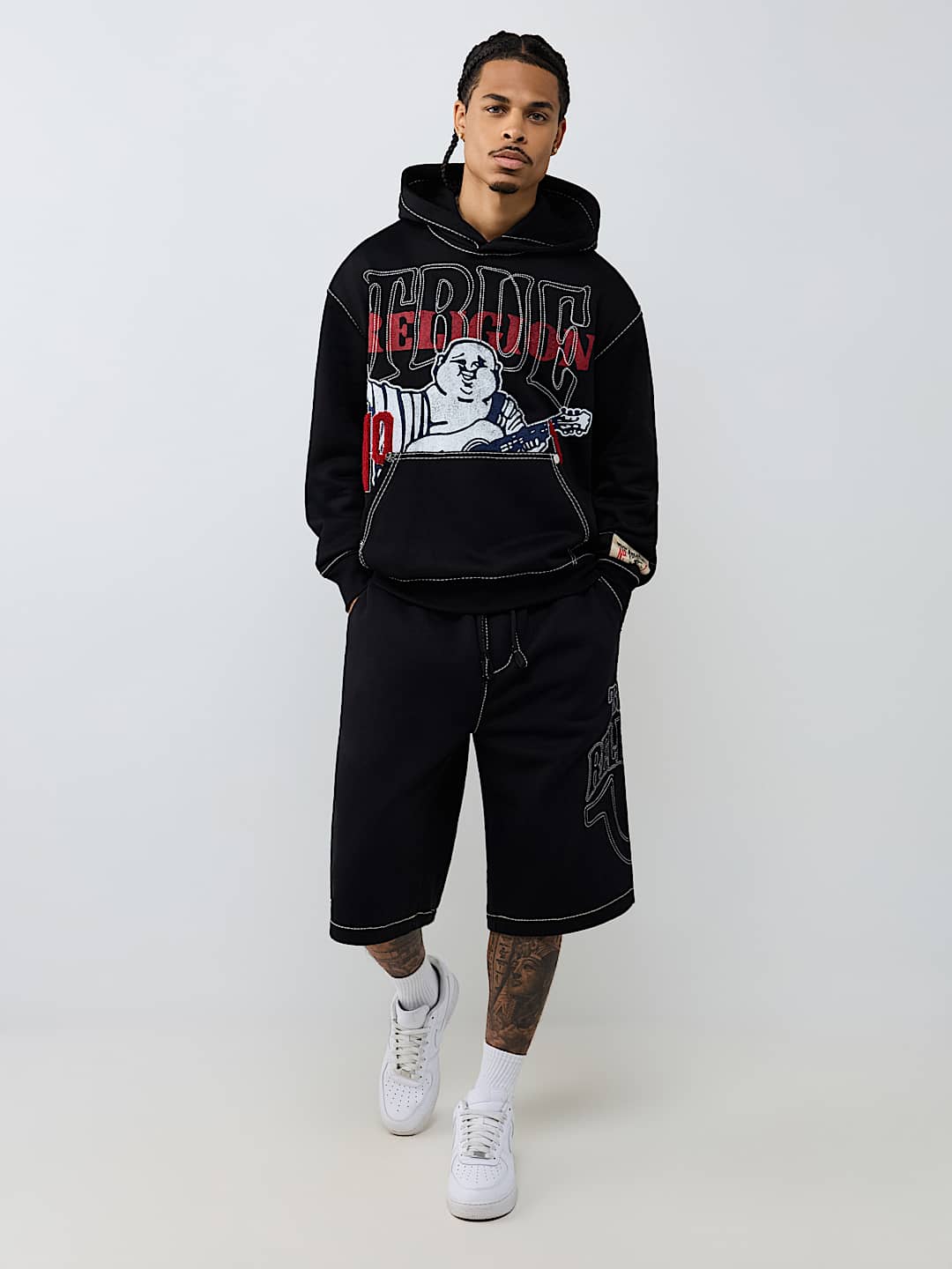 NO. 1 LOGO BIG T FLEECE SHORT