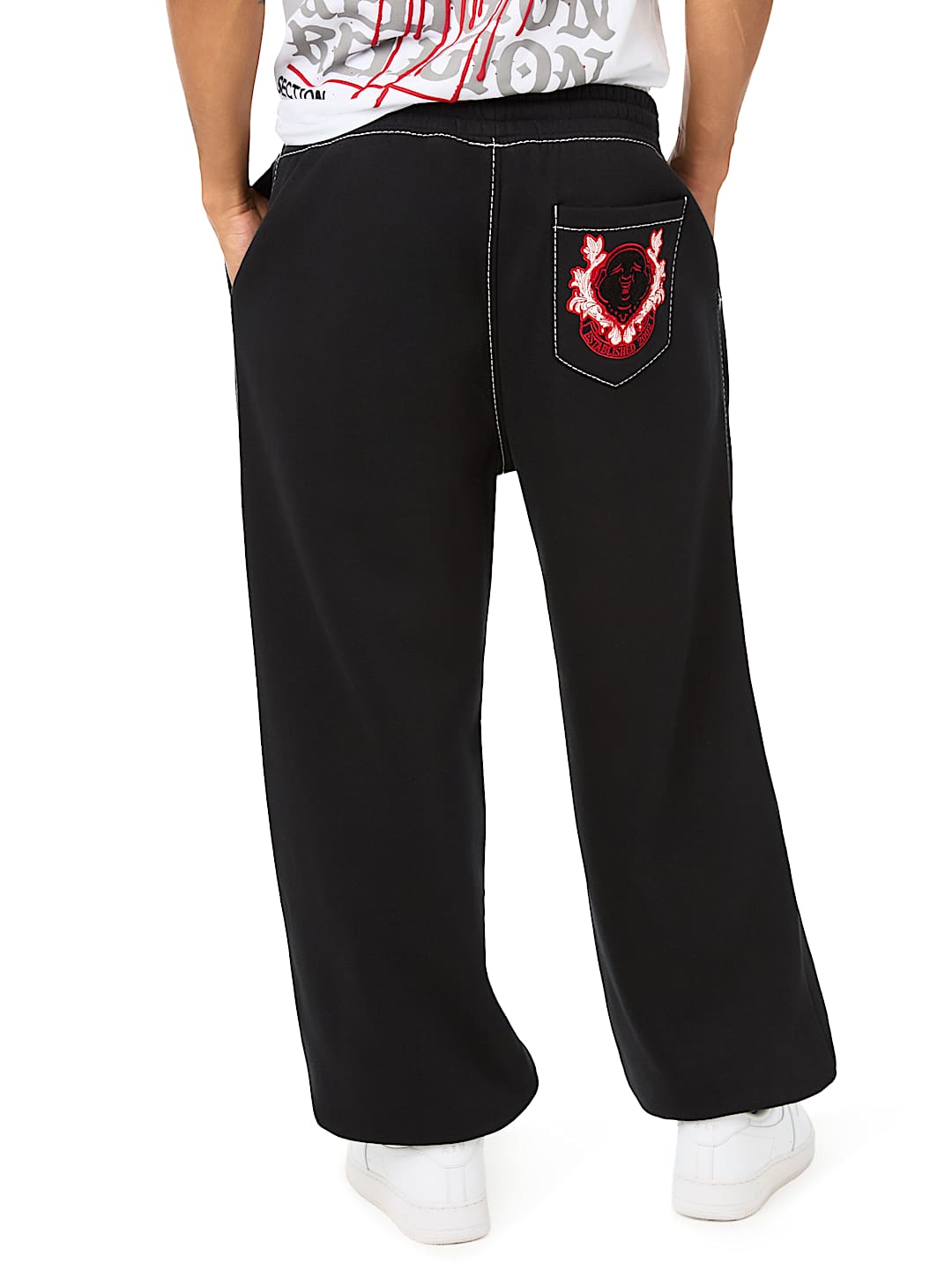 STENCIL LOGO BIG T BAGGY JOGGER