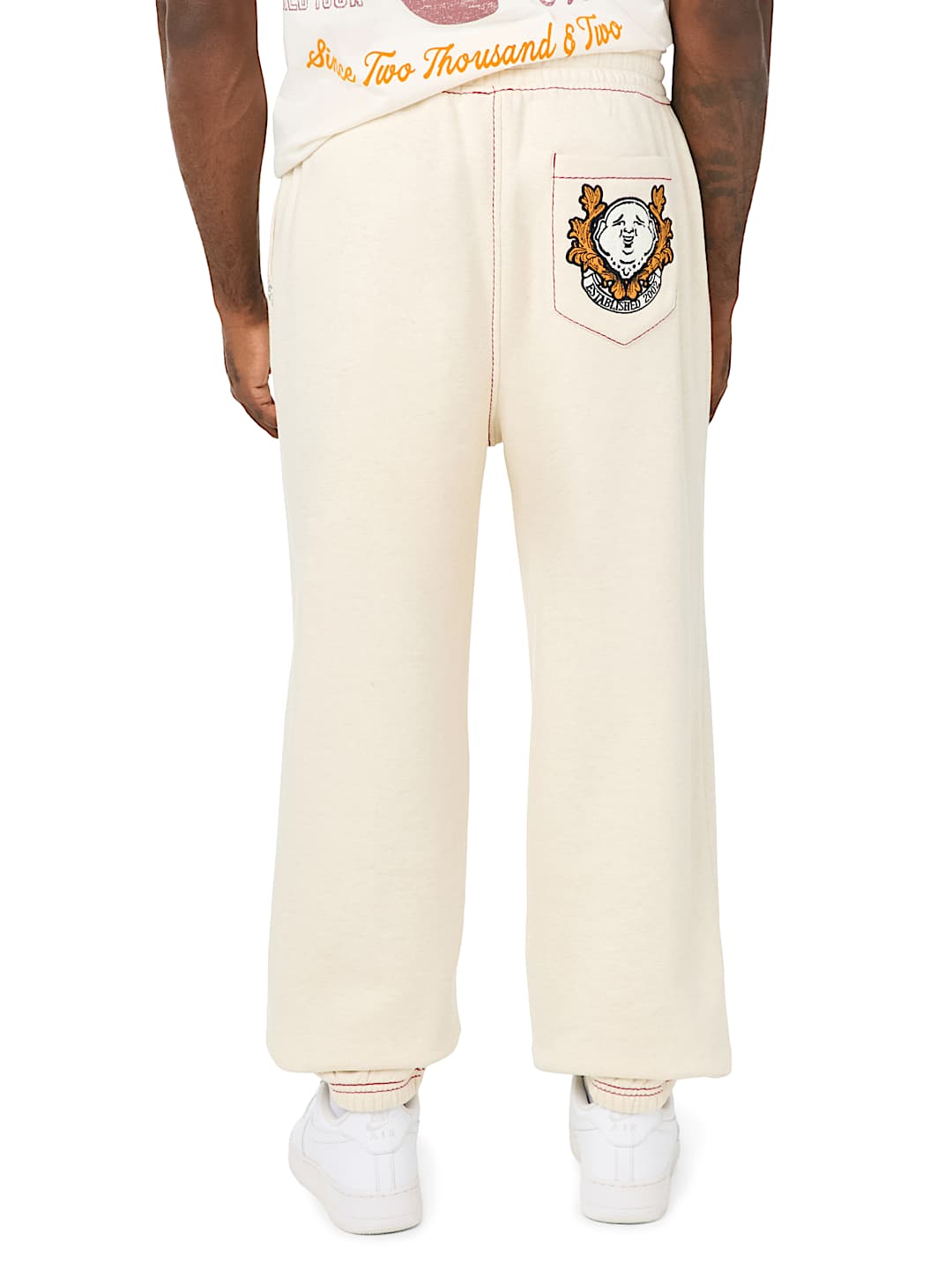 STENCIL LOGO BIG T BAGGY JOGGER