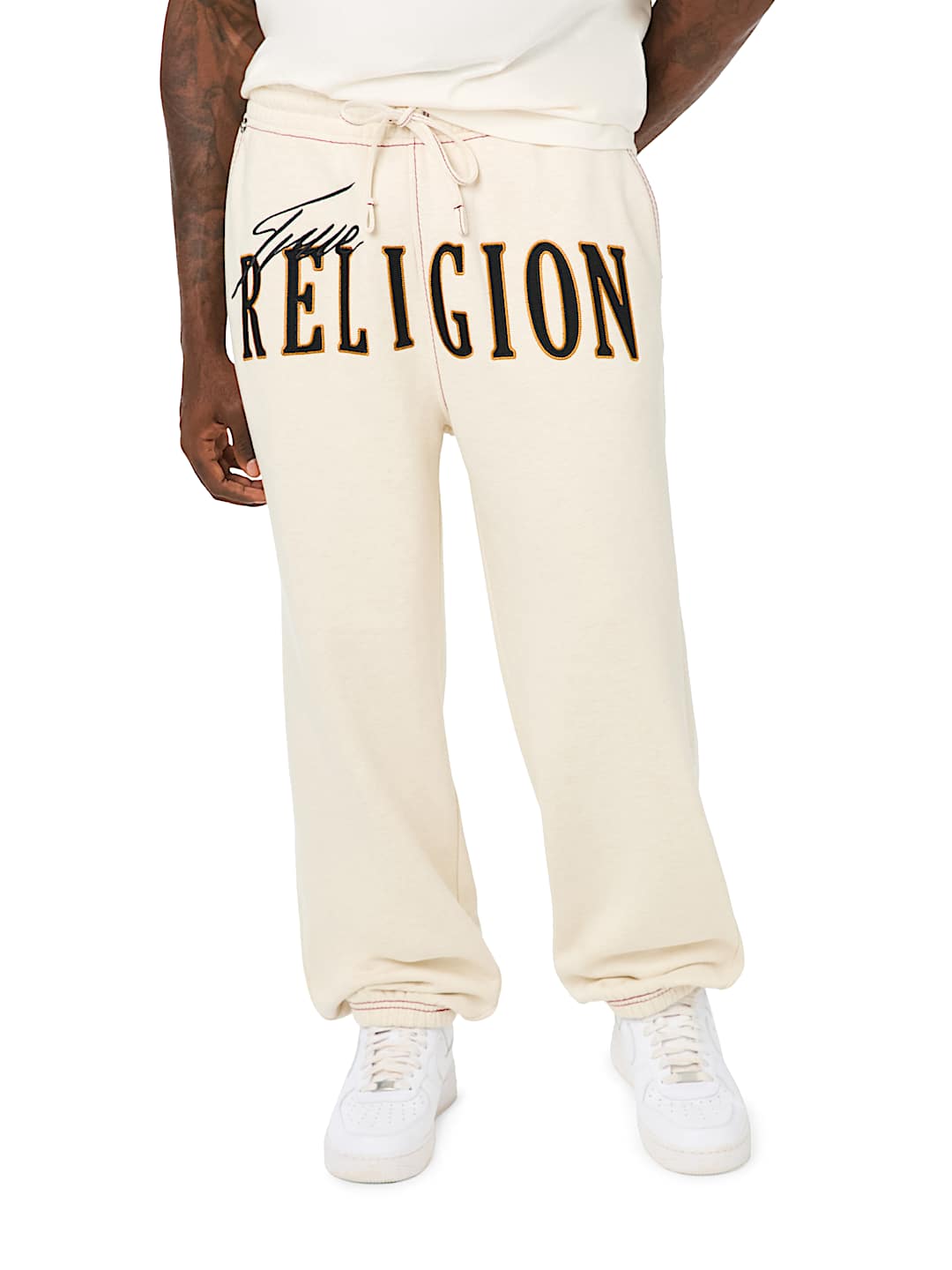 STENCIL LOGO BIG T BAGGY JOGGER