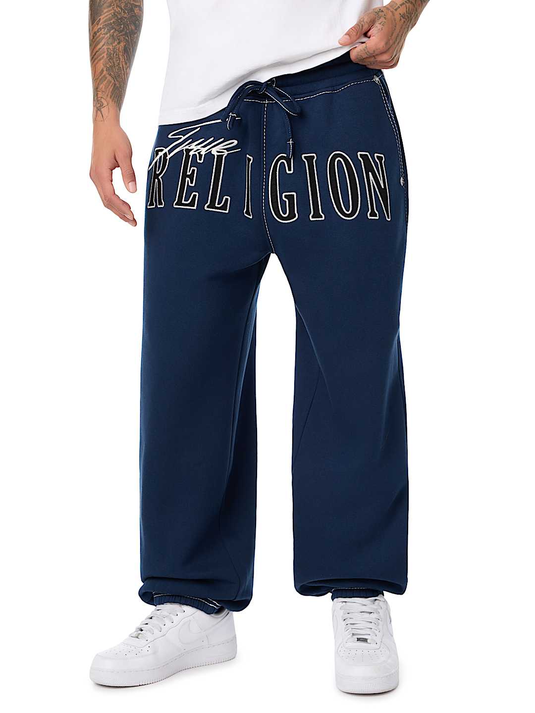 STENCIL LOGO BIG T BAGGY JOGGER