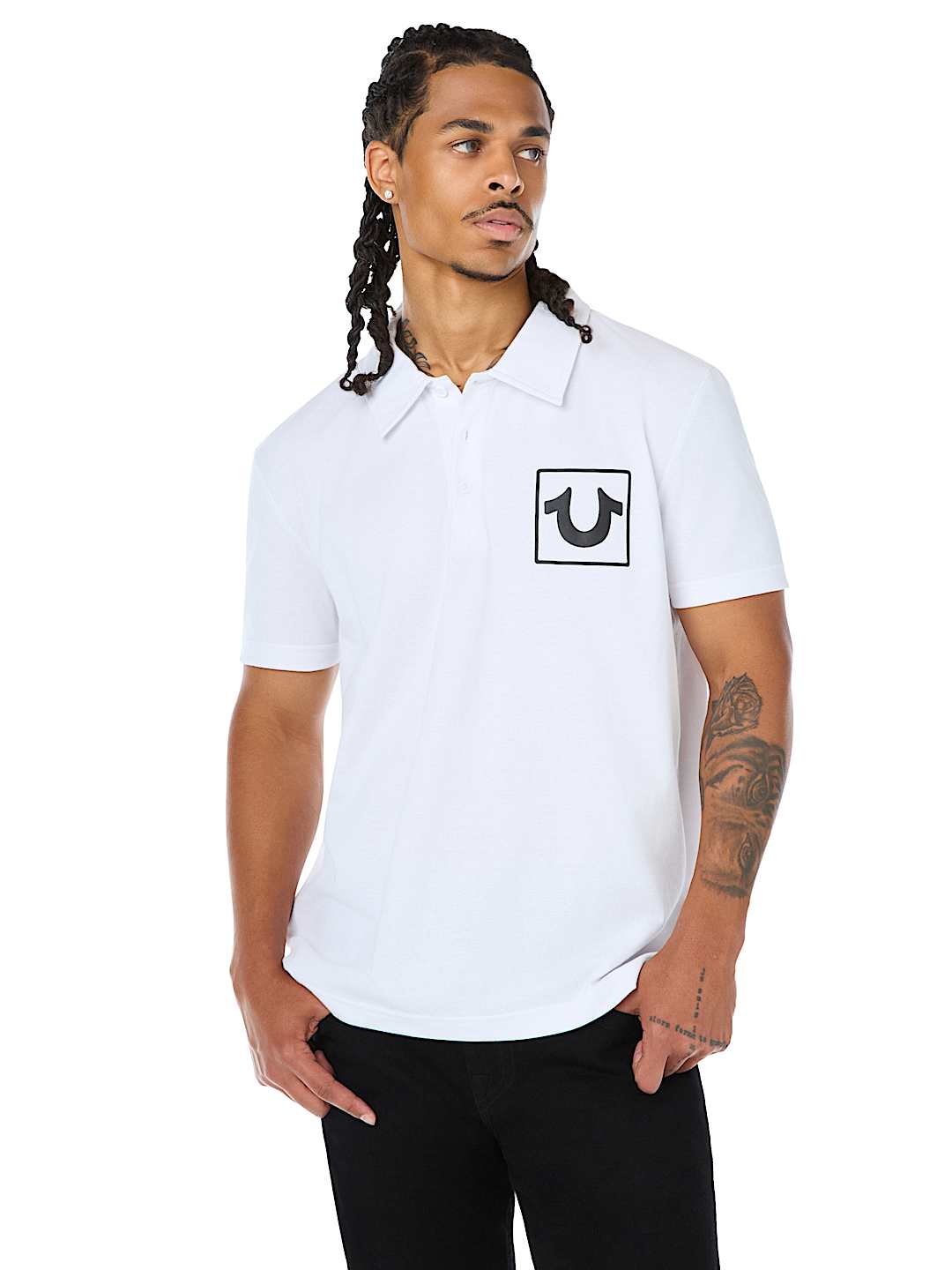 CROWN KNIT POLO SHIRT