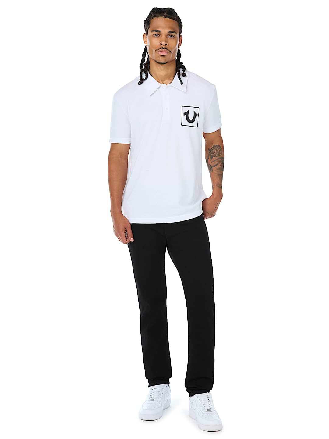CROWN KNIT POLO SHIRT