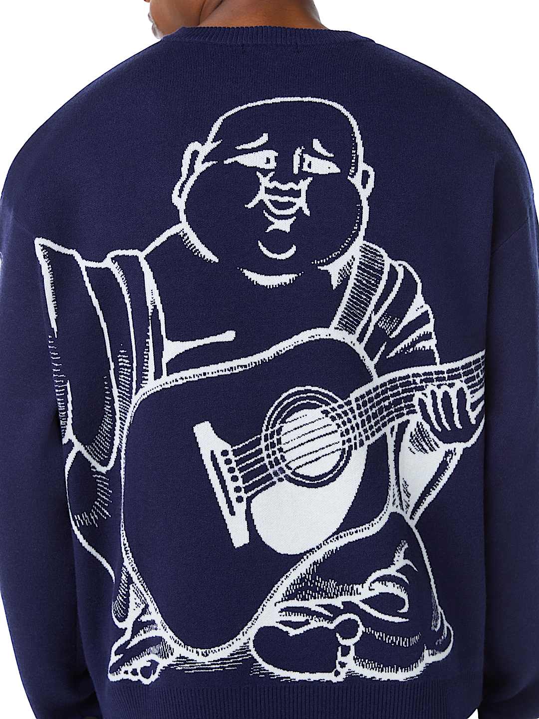 ARCHED LOGO BUDDHA SWEATER